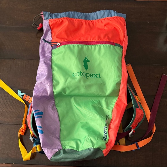Cotopaxi Multicolor Backpack - Red, Green, Purple - Picture 1 of 4